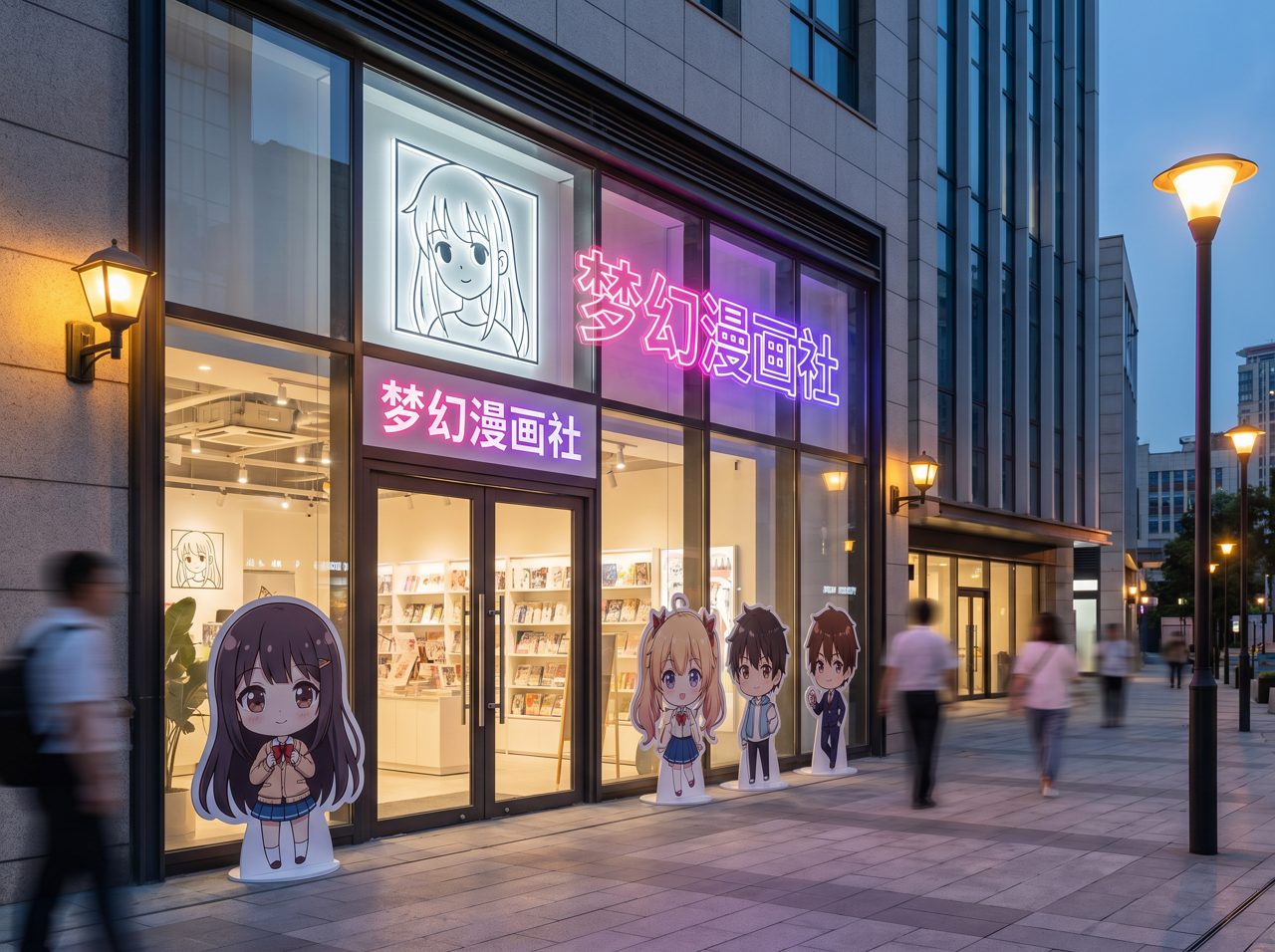 繁花漫画线下创作中心门店外观